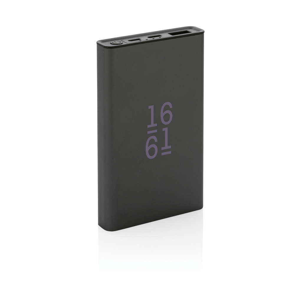 Terra 5000 mAh Powerbank Aluminium - Innovatives Event-Gadget mit Logo Terra 5000 mAh Powerbank Aluminium - Innovatives Event-Gadget mit Logo