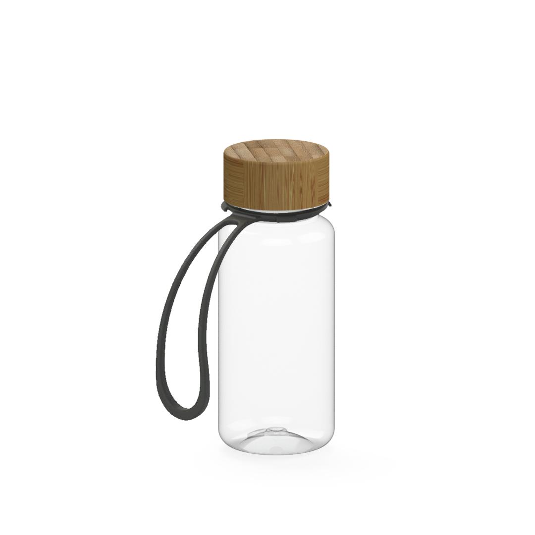 Trinkflasche "Natural", 400 ml, inkl. Strap – transparent Trinkflasche "Natural", 400 ml, inkl. Strap – transparent