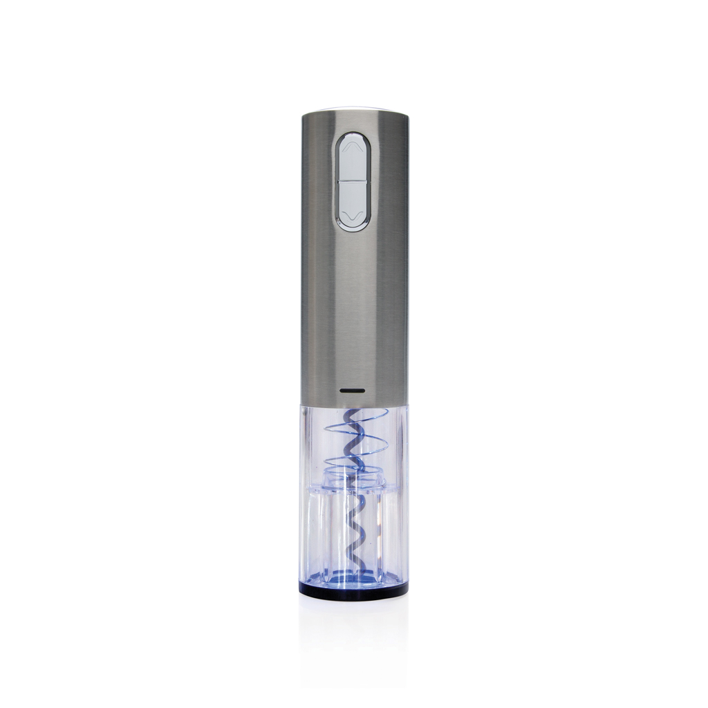 XD Collection Elektrischer Weinöffner USB-aufladbar mit LED-Licht — veredelbar mit Tampondruck oder Lasergravur