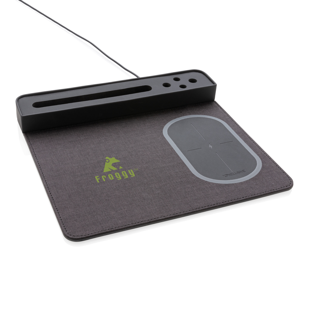 XD Xclusive Air Mousepad mit kabellosem 5W Charger und USB
