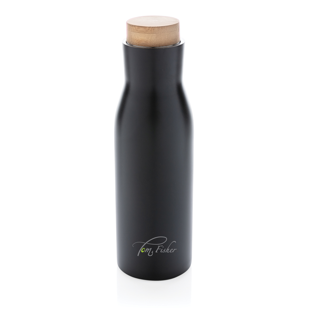 Edelstahl Vakuumflasche 500ml | Zero Plastic – schwarz