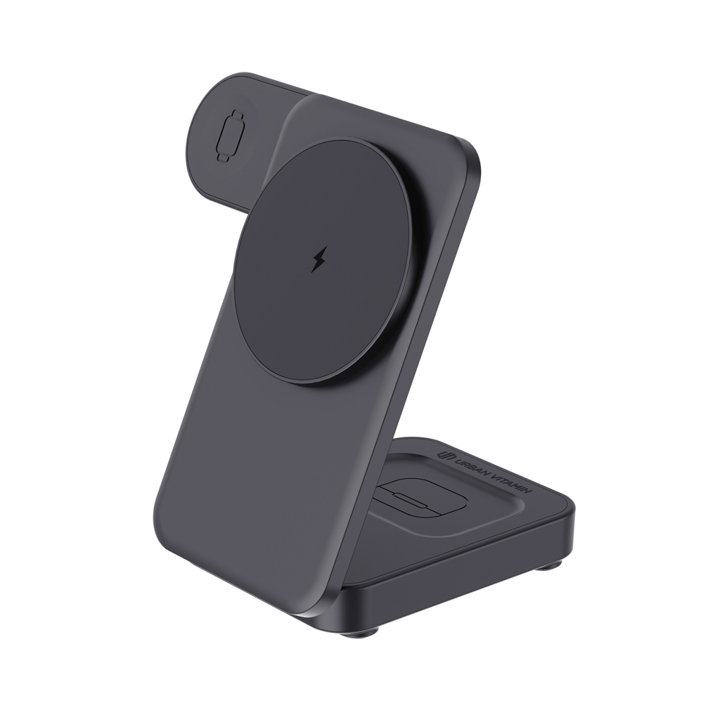 Urban Vitamin Arcadia 15W 3in1 Magnet-Charger aus RCS-rABS – bedruckbar Urban Vitamin Arcadia 15W 3in1 Magnet-Charger aus RCS-rABS – bedruckbar