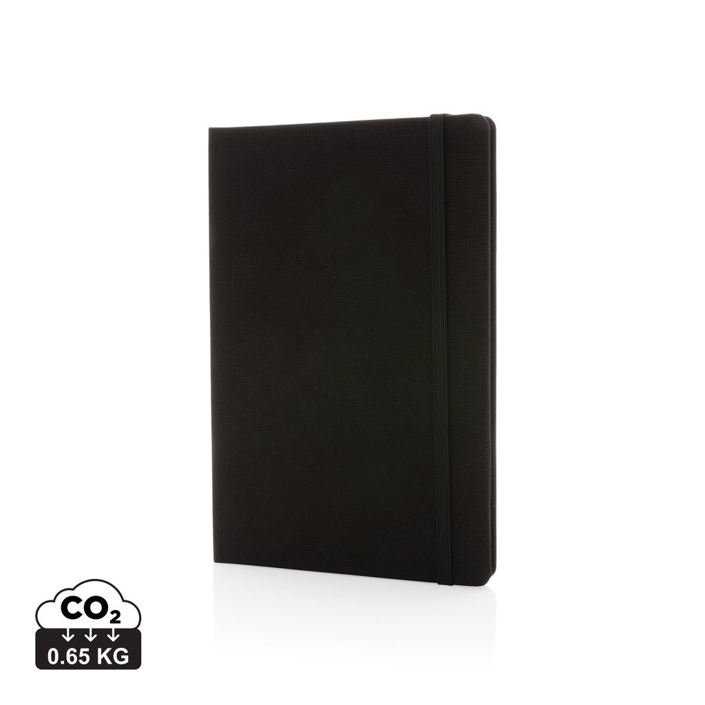 rPET-A5-Notizbuch GRS-zertifiziert, 160 Seiten, mit Logo bedruckbar