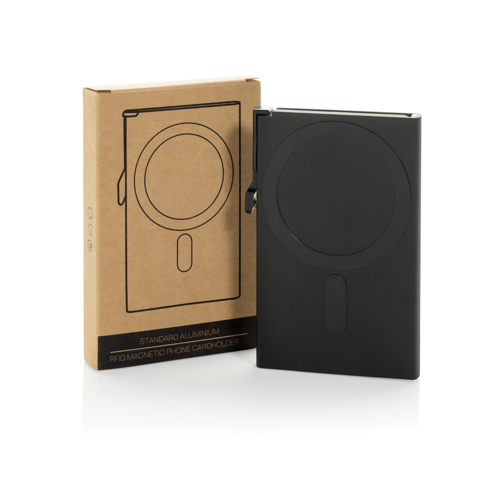 XD Collection Magnetischer RFID-Kartenhalter aus Aluminium für Smartphones