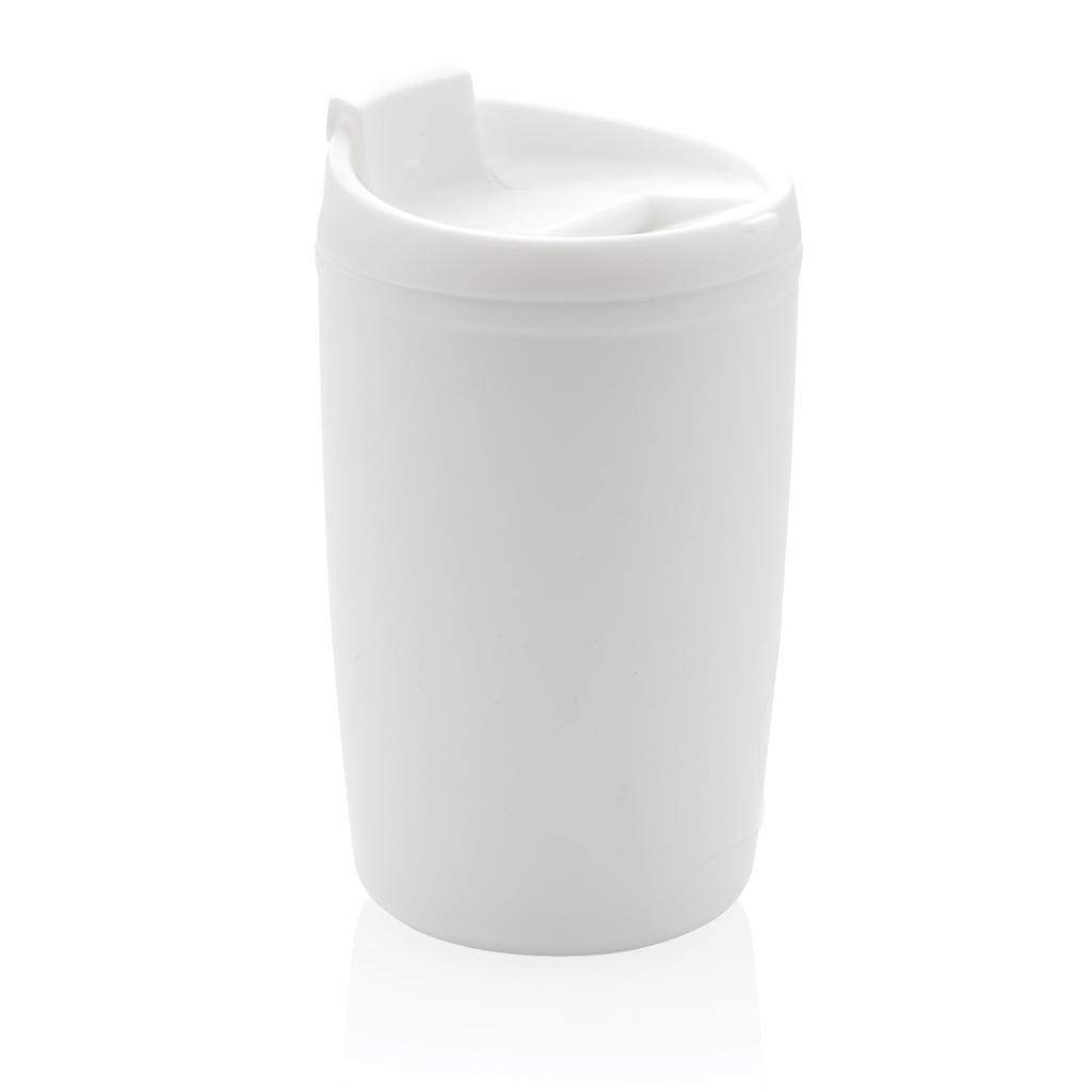 XD Collection GRS Recycling-PP-Becher mit Flip-Deckel, 300 ml XD Collection GRS Recycling-PP-Becher mit Flip-Deckel, 300 ml