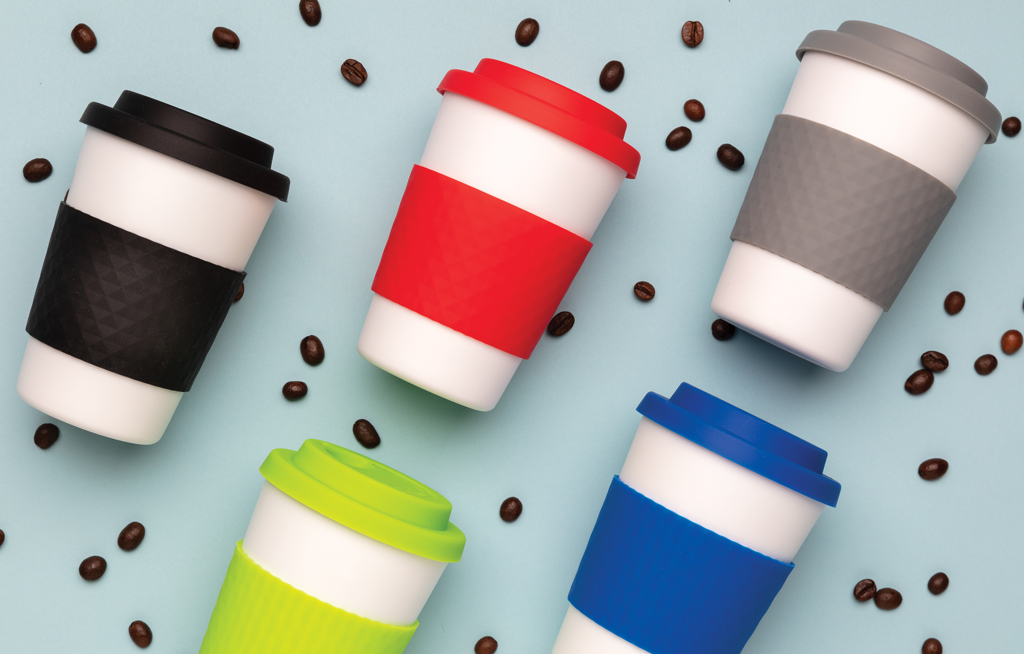 Wiederverwendbarer Kaffeebecher 270 ml mit Silikondeckel — XD Collection