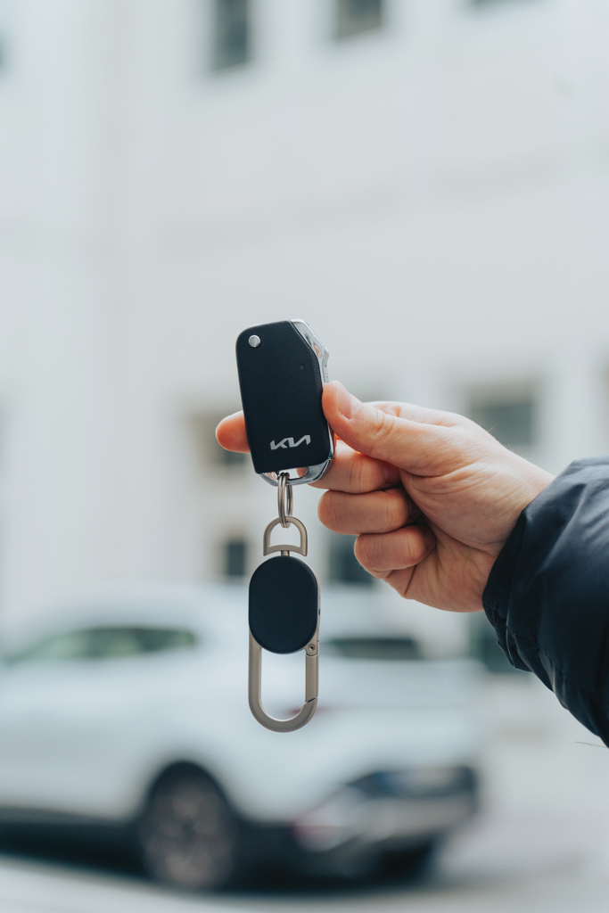 XD Collection Keyfinder Dual Schlüsselanhänger mit weltweiter Ortung, individuell bedruckbar