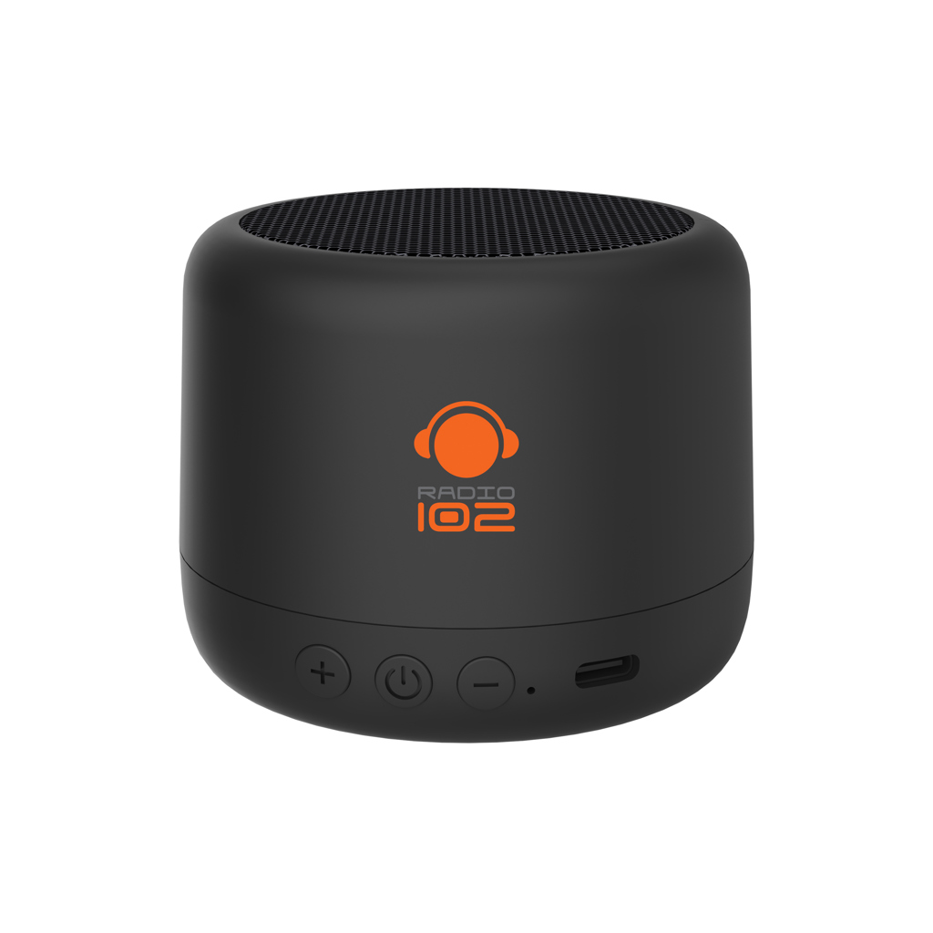 XD Xclusive Peblo 3W Bluetooth-Lautsprecher aus recyceltem ABS mit austauschbarem Akku, mit Logo bedruckbar XD Xclusive Peblo 3W Bluetooth-Lautsprecher aus recyceltem ABS mit austauschbarem Akku, mit Logo bedruckbar
