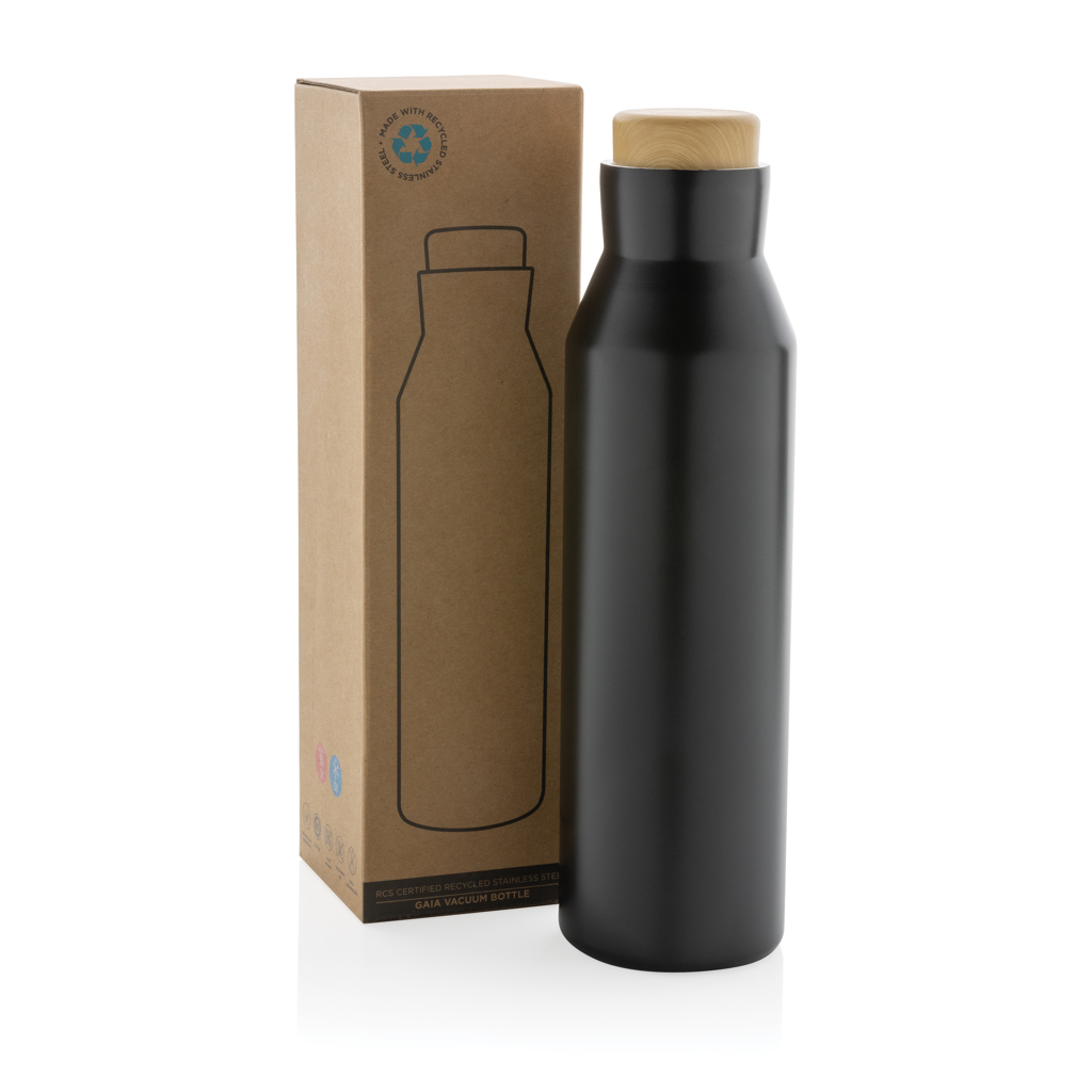 Gaia Vakuumflasche 600 ml aus RCS-recyceltem Edelstahl Gaia Vakuumflasche 600 ml aus RCS-recyceltem Edelstahl