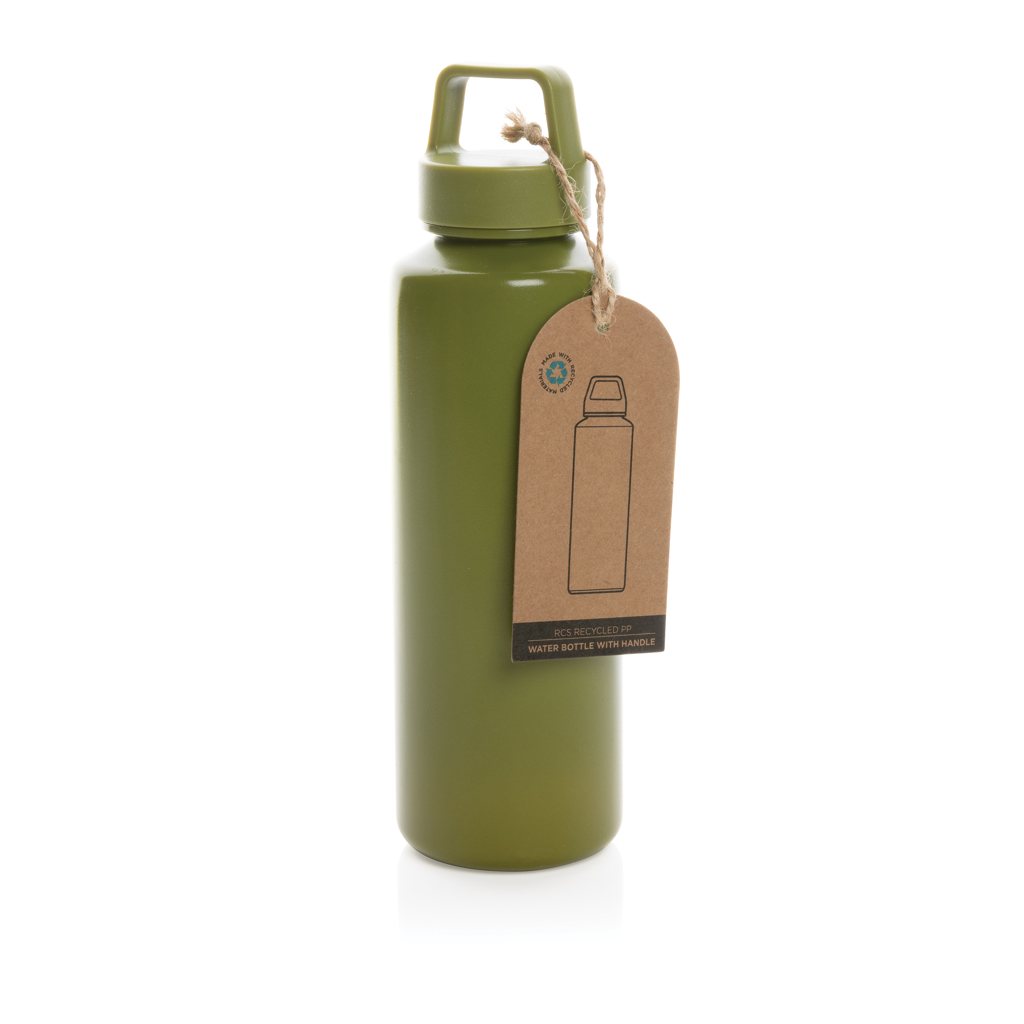 XD Collection Wasserflasche mit Henkel 500 ml aus 97 % RCS-rPP