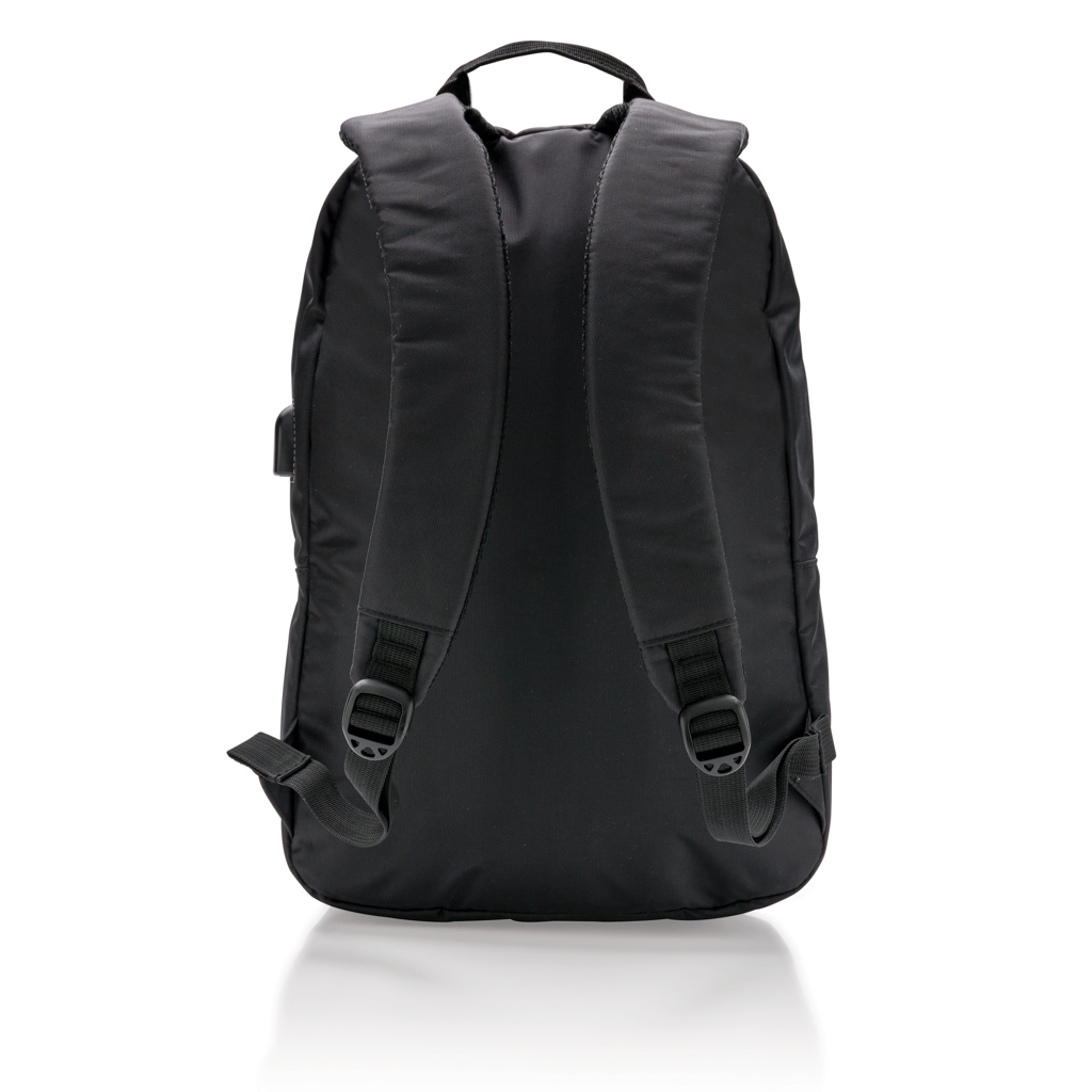XD Collection Power USB Laptop-Rucksack 15 Zoll, schwarz