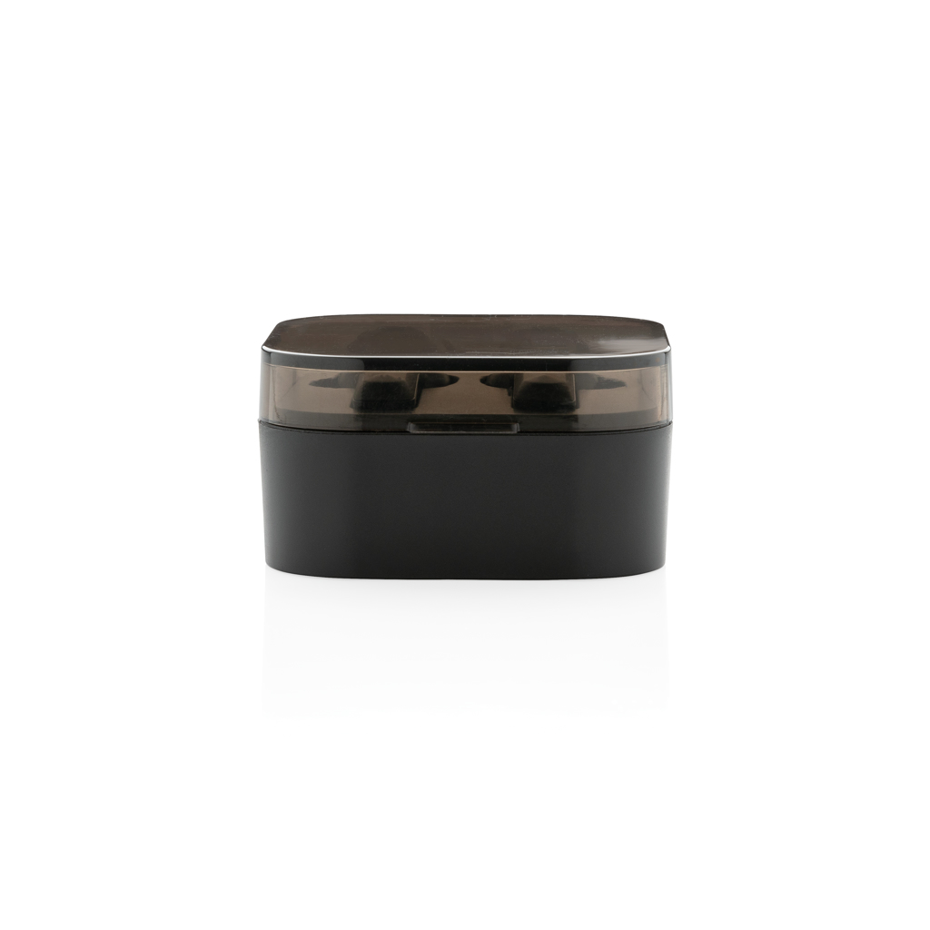 XD Collection TrueWireless Ohrhörer mit kabelloser QI-Ladebox – bedruckbar XD Collection TrueWireless Ohrhörer mit kabelloser QI-Ladebox – bedruckbar