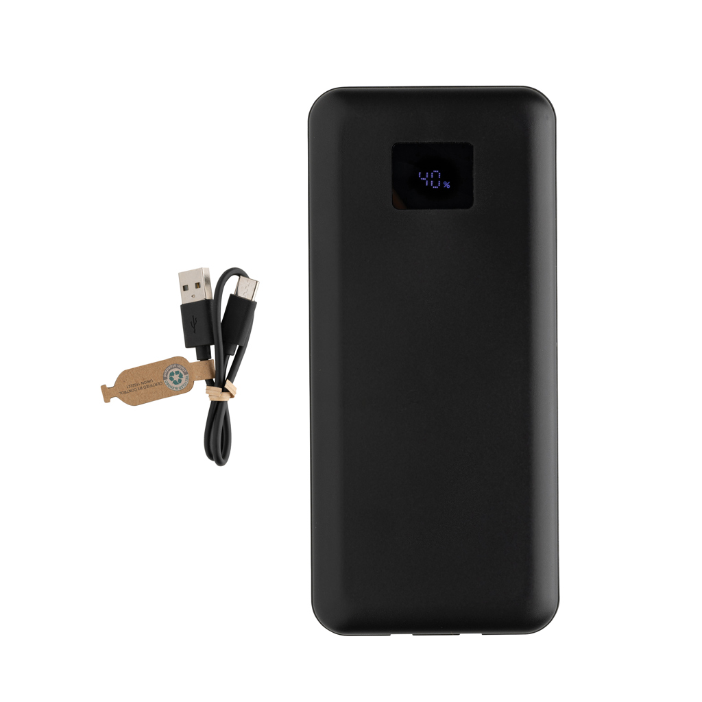 Gridley 65W Powerbank aus RCS rPlastik – Ideales Event-Werbegeschenk Gridley 65W Powerbank aus RCS rPlastik – Ideales Event-Werbegeschenk