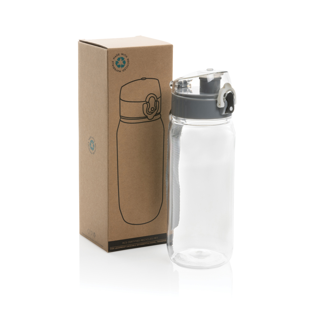 XD Collection Yide RCS rPET Wasserflasche 600ml – mit Logo bedruckbar