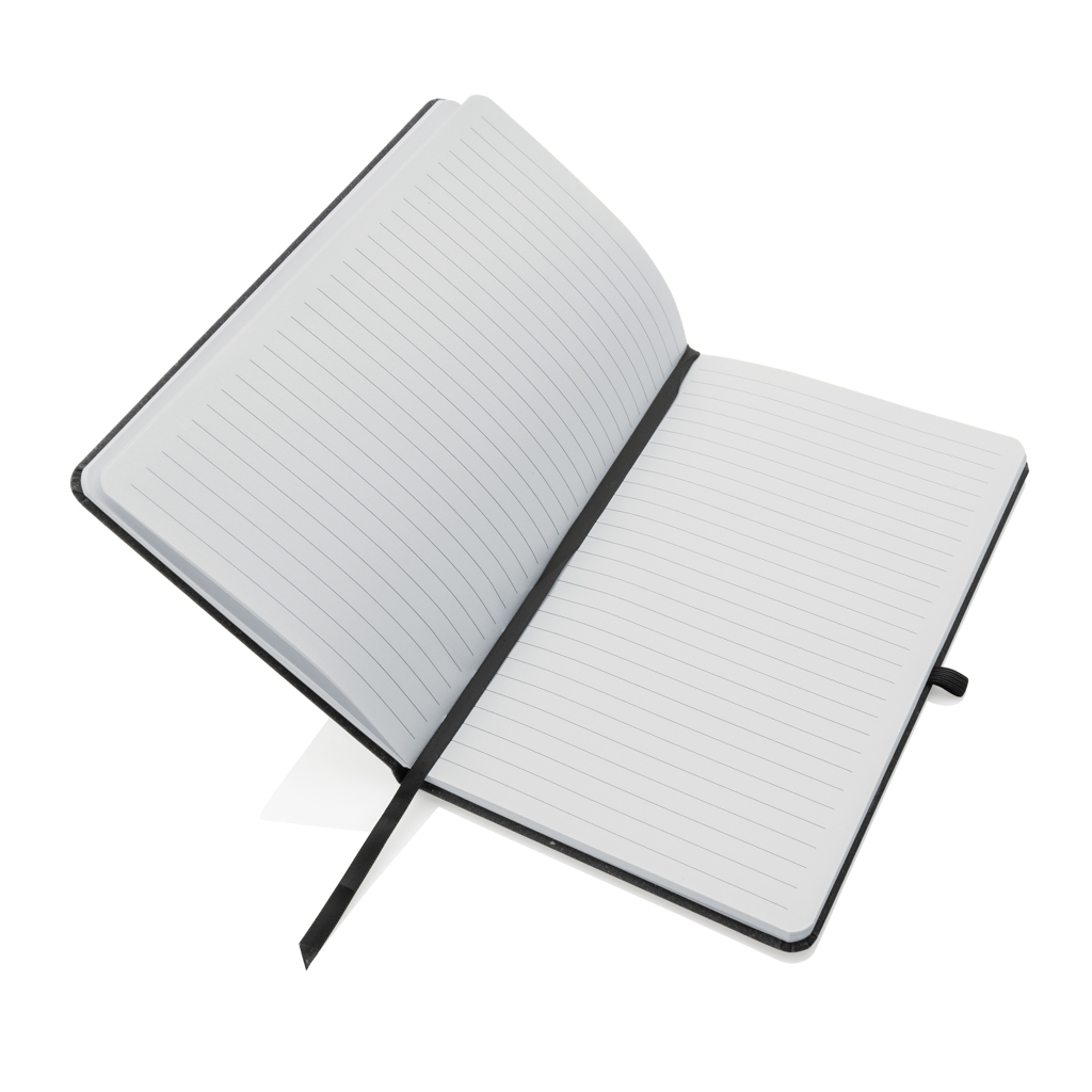 XD Collection A5 Notizbuch aus GRS recyceltem PU, Hardcover, bedruckbar