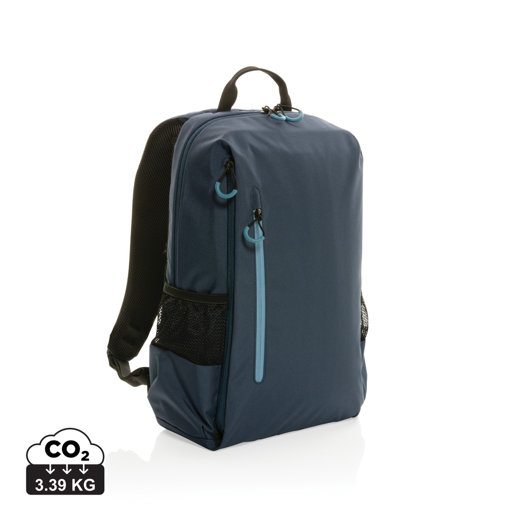 XD Xclusive Impact AWARE Lima 15,6 Zoll RFID Laptop-Rucksack aus recyceltem PET – bedruckbar