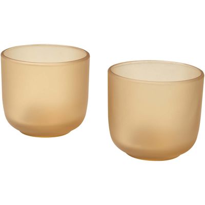 Mal 200 ml Glasbecher – 2er-Set, matt