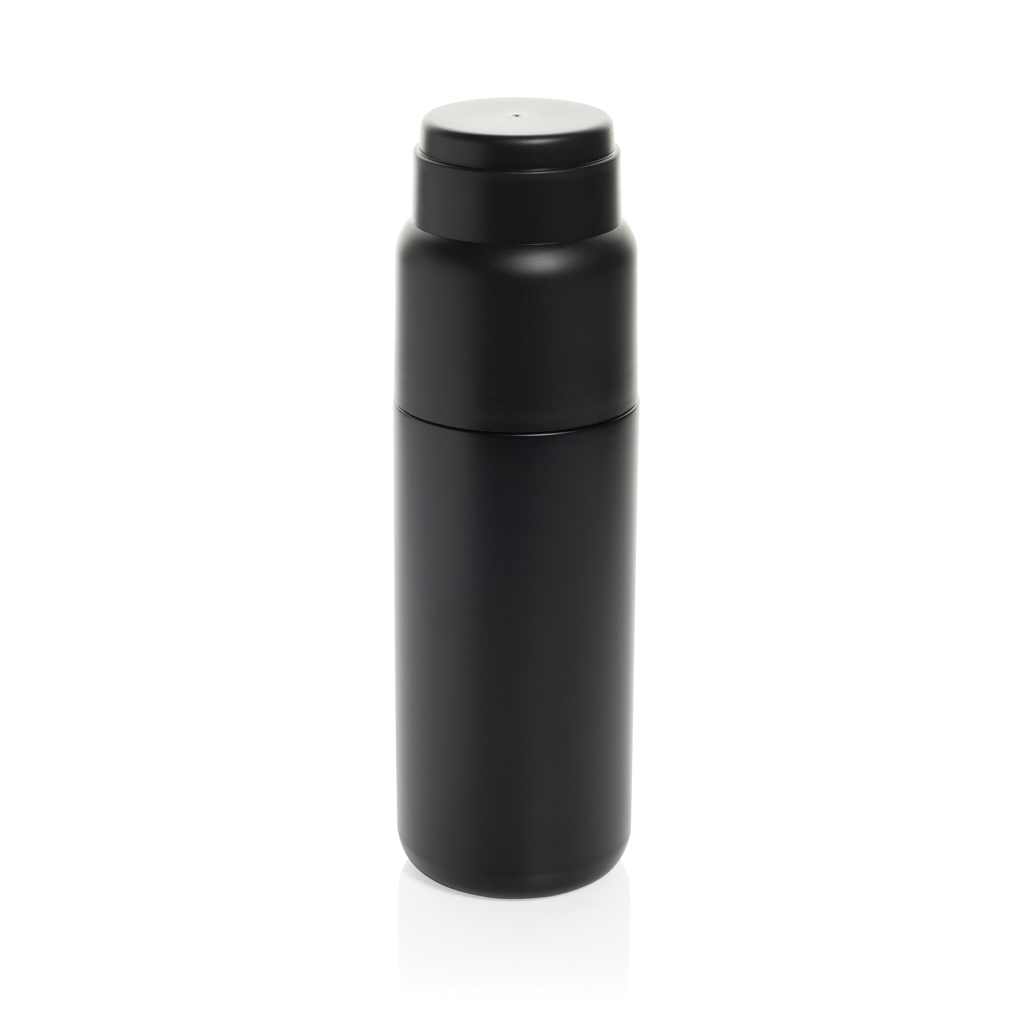 XD Collection Thermocup Thermosflasche 500 ml mit Becher – mit Logo bedruckbar
