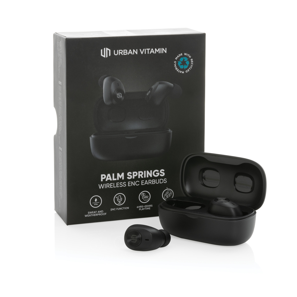 Urban Vitamin Palm Springs ENC Ohrhörer aus 55 % recyceltem ABS (RCS) Urban Vitamin Palm Springs ENC Ohrhörer aus 55 % recyceltem ABS (RCS)