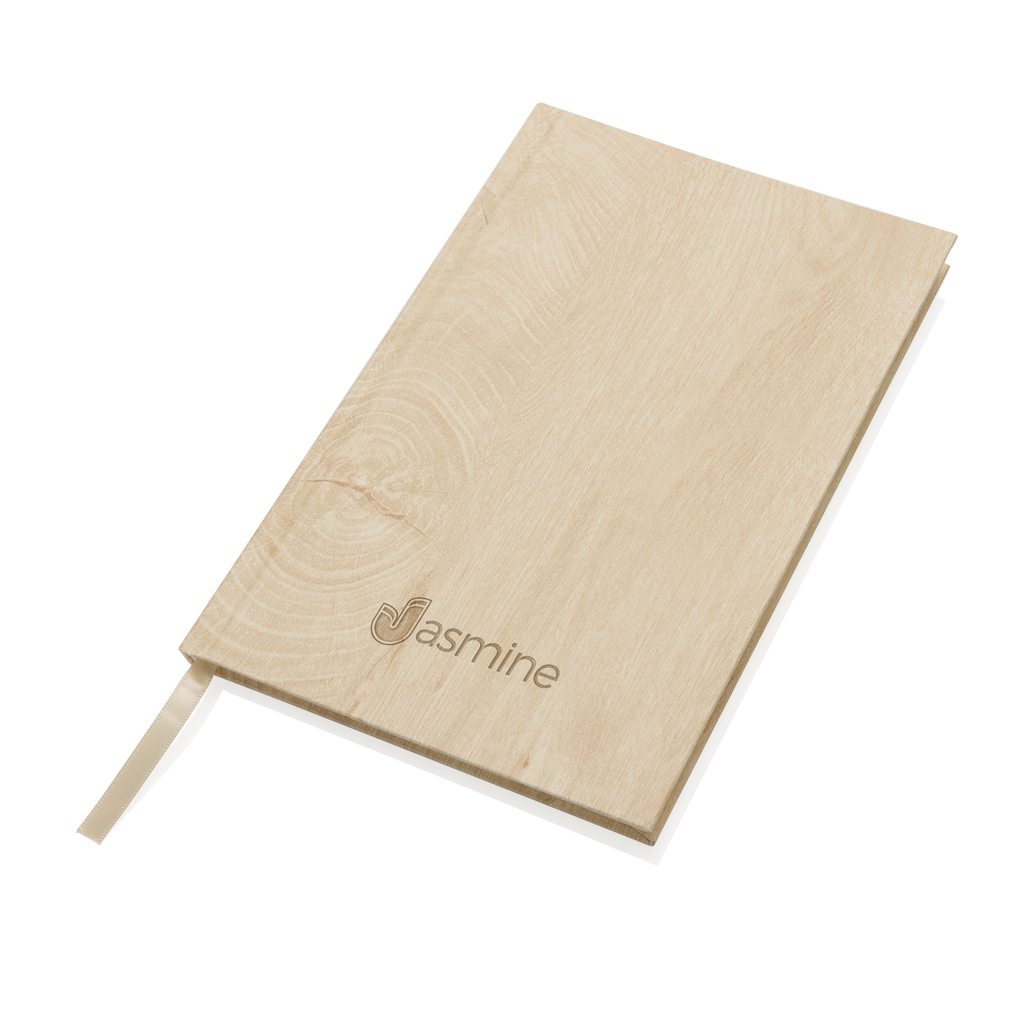 XD Collection Kavana A5 Notizbuch mit Holz-Print, FSC-zertifiziert