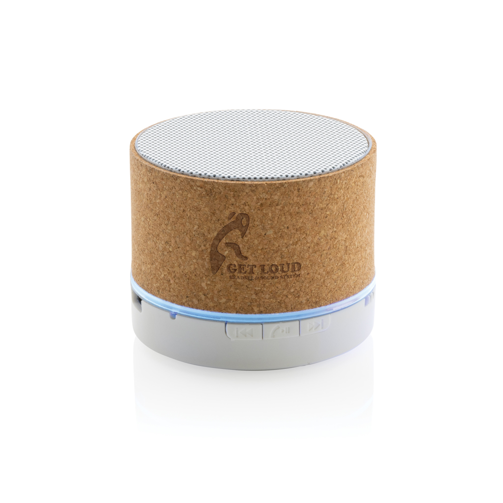 XD Collection Kork-Lautsprecher 3W Bluetooth FSC mit Logo veredelbar
