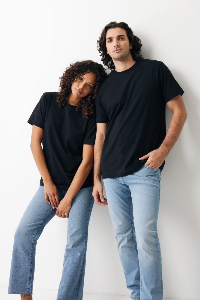 iqoniq Kakadu Relaxed T-Shirt aus recycelter und biologischer Baumwolle, bedruckbar oder bestickbar