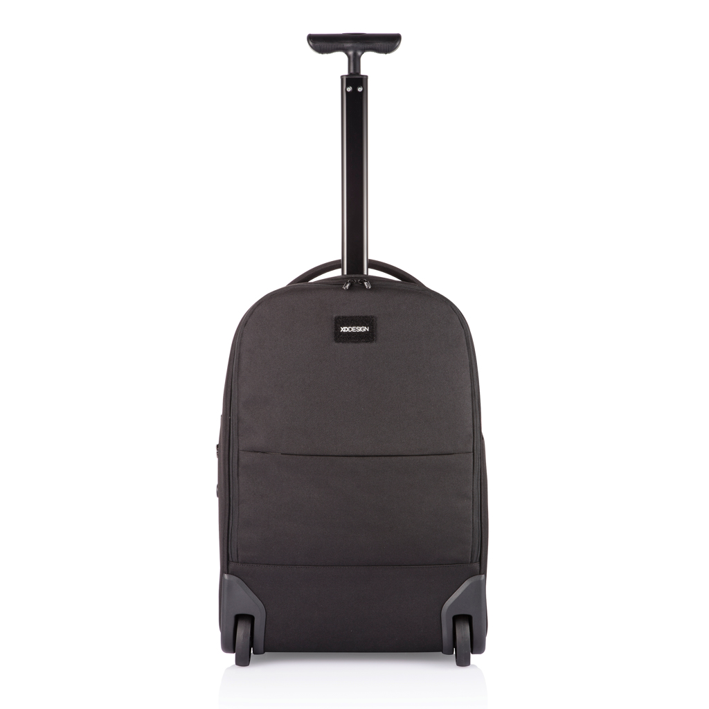 Bobby Rucksack Trolley XD Design – Anti-Diebstahl-Rucksack & Trolley aus recyceltem PET, bedruckbar Bobby Rucksack Trolley XD Design – Anti-Diebstahl-Rucksack & Trolley aus recyceltem PET, bedruckbar