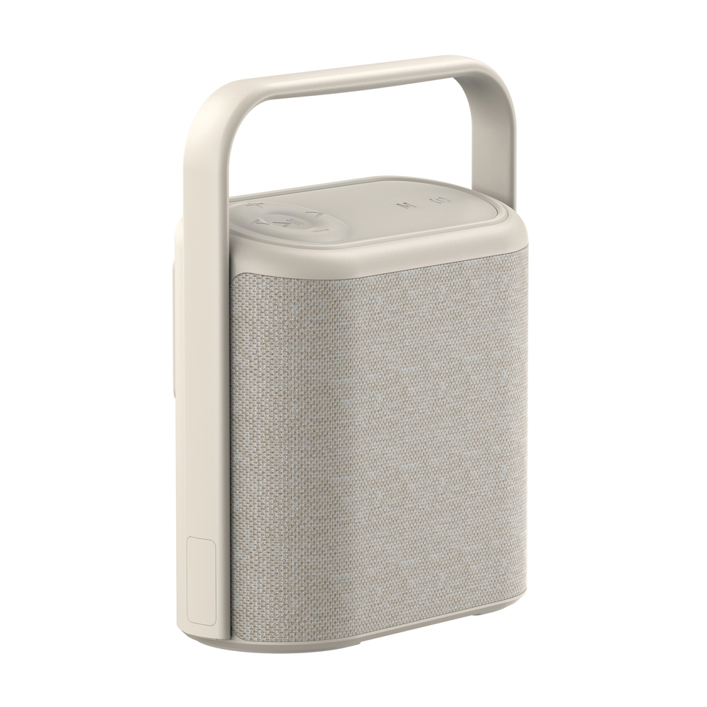 Urban Vitamin Newark 10W Lautsprecher mit Wechselakku, recyceltes ABS, bedruckbar