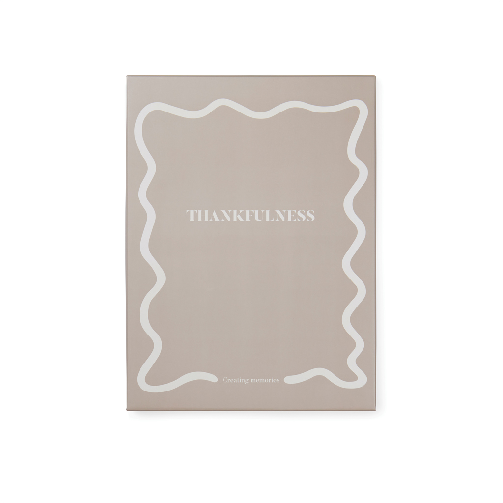 VINGA Thankfulness Dankbarkeitstagebuch A5 mit Stoffeinband, GRS-Recyclingpapier VINGA Thankfulness Dankbarkeitstagebuch A5 mit Stoffeinband, GRS-Recyclingpapier
