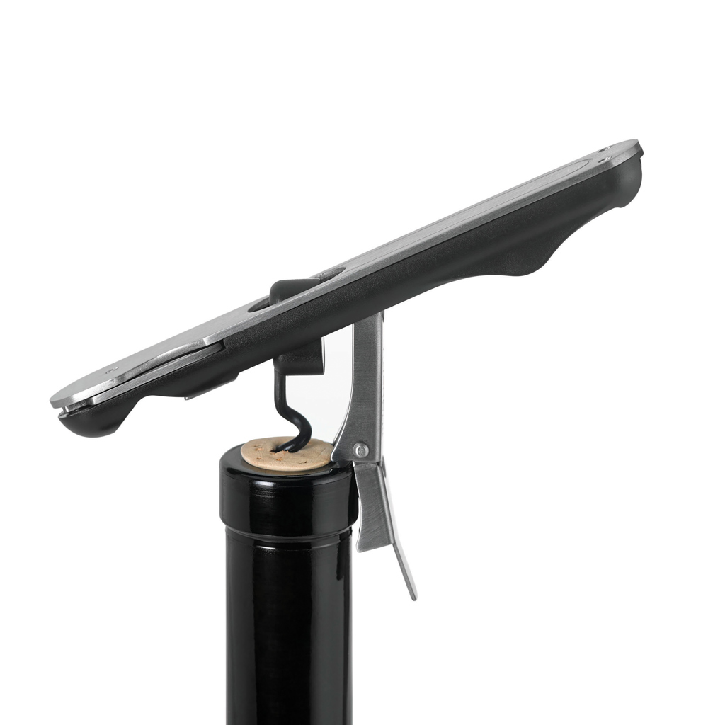 AdHoc PushPull Korkenzieher aus Edelstahl mit Folienschneider – mit Ihrem Logo AdHoc PushPull Korkenzieher aus Edelstahl mit Folienschneider – mit Ihrem Logo