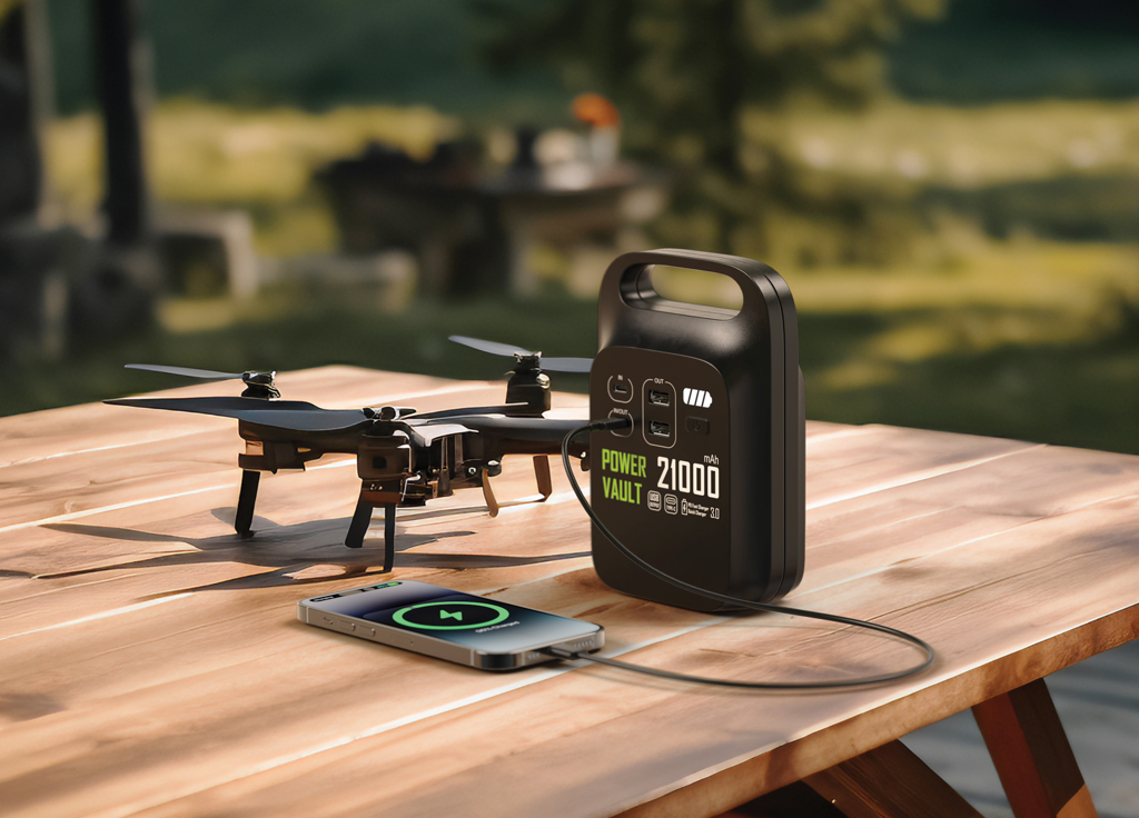 PowerVault Pro 21K RCS ABS Powerstation mit LED – Perfekter Event-Begleiter