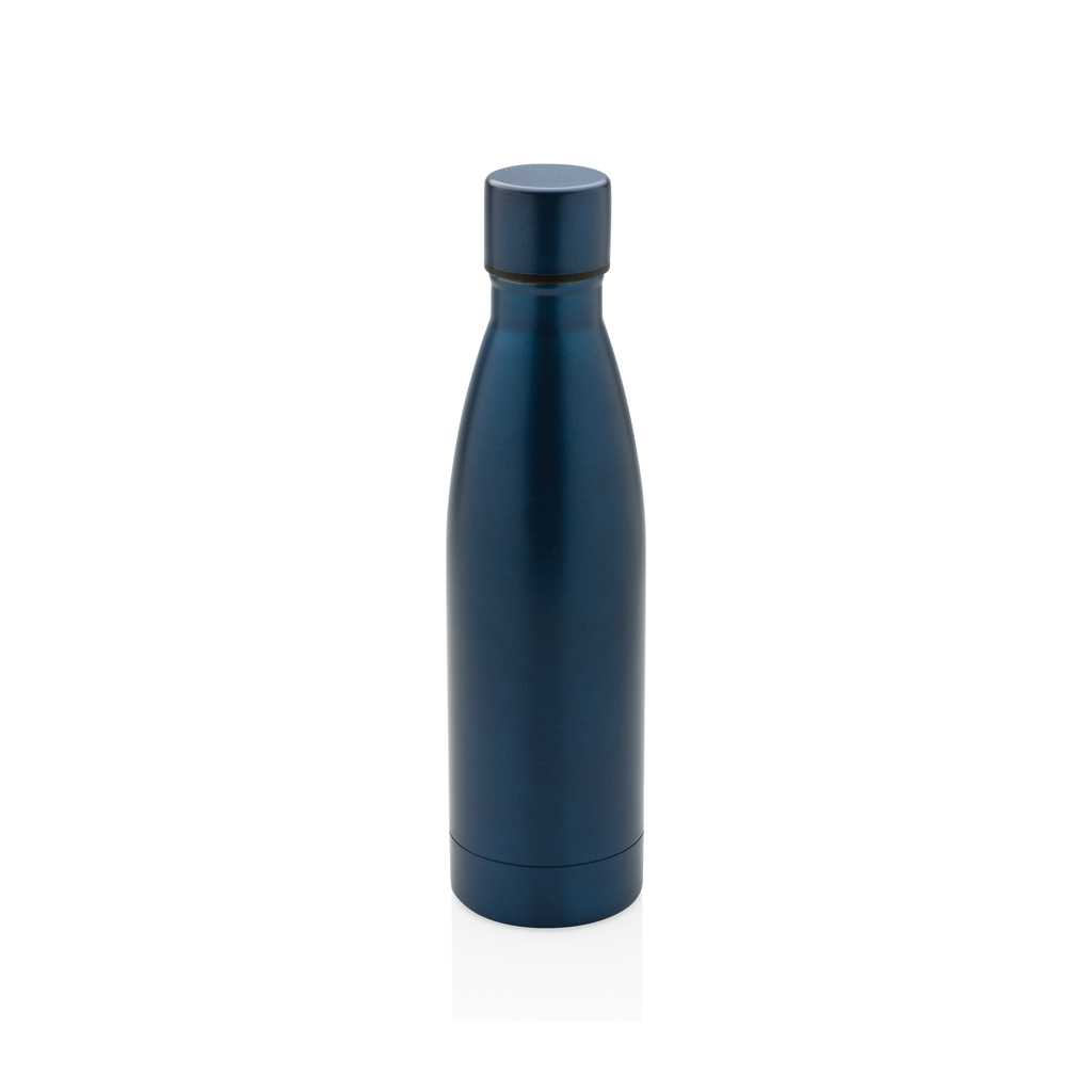 XD Collection RCS recycelte Edelstahl-Vakuumflasche 500 ml (mit Logo) XD Collection RCS recycelte Edelstahl-Vakuumflasche 500 ml (mit Logo)