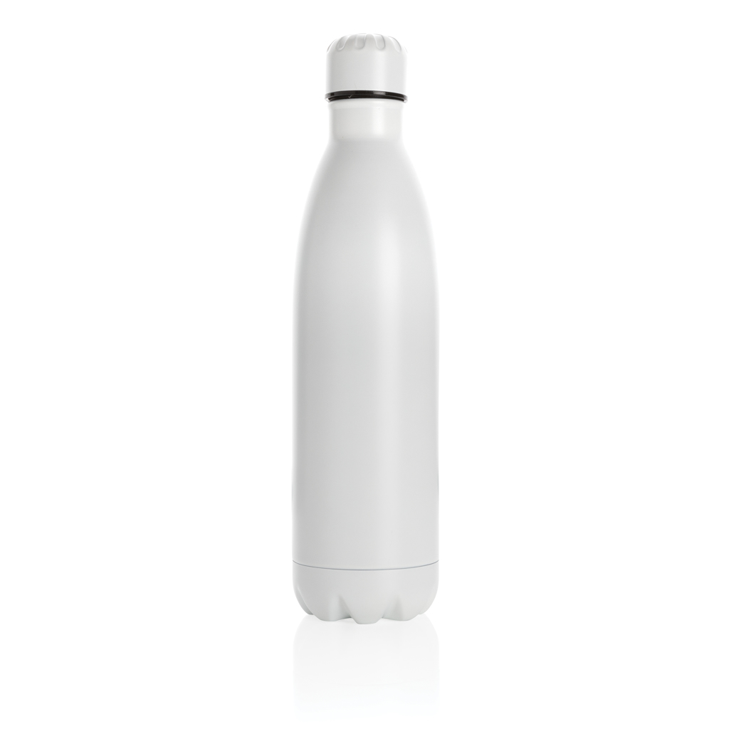 XD Collection Solid Color Vakuumflasche 750 ml aus Edelstahl mit Logo-Veredelung