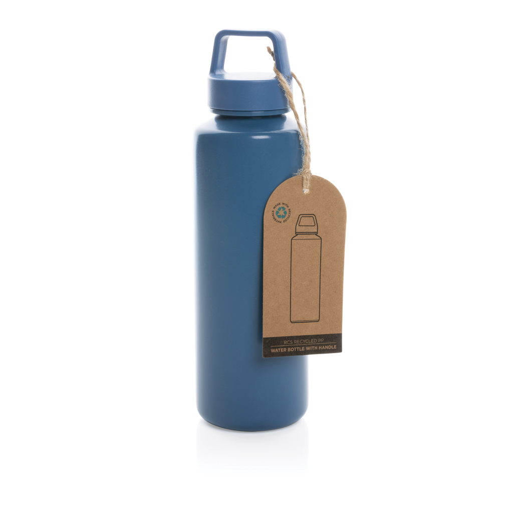 XD Collection Wasserflasche mit Henkel 500 ml aus 97 % RCS-rPP XD Collection Wasserflasche mit Henkel 500 ml aus 97 % RCS-rPP