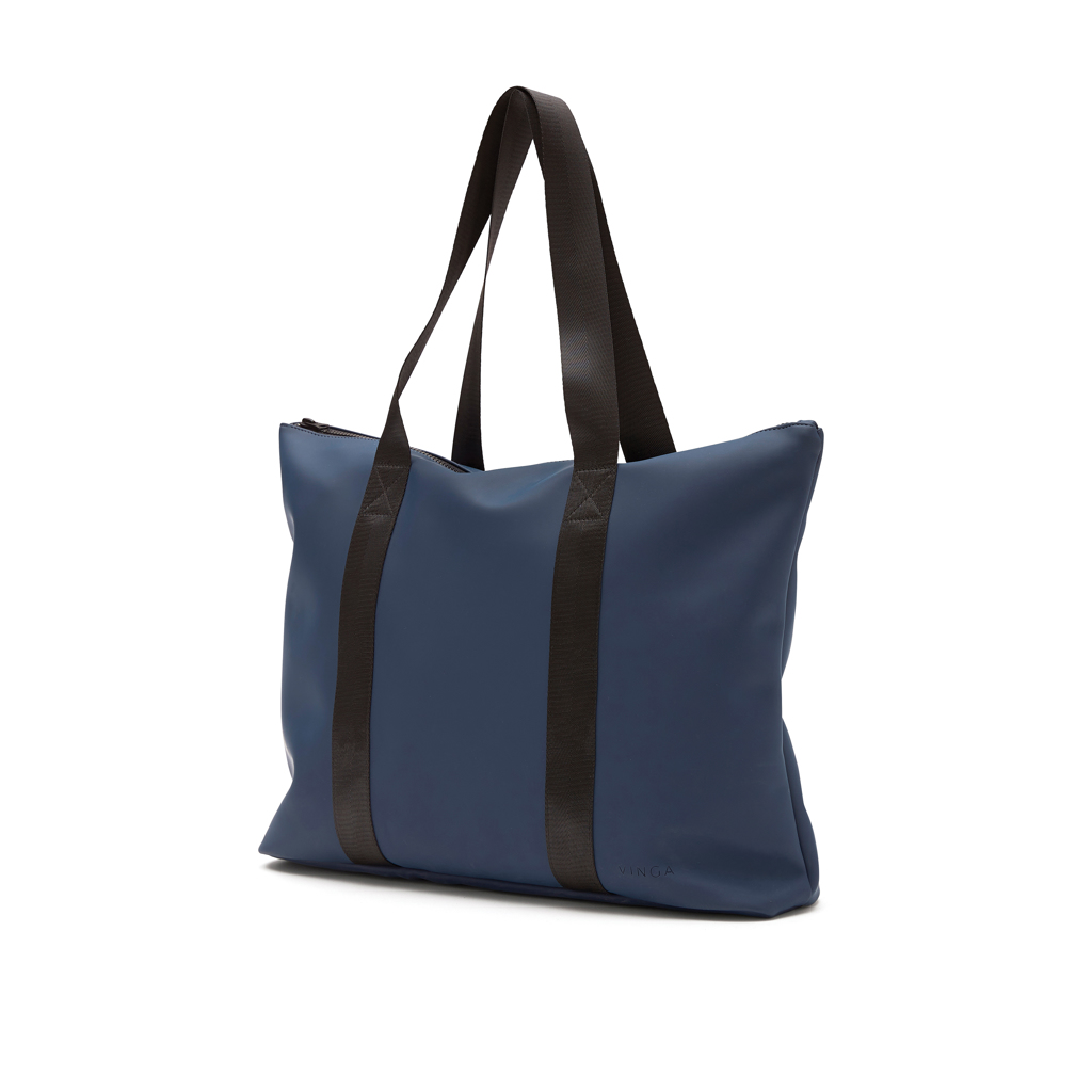 VINGA Baltimore Tote Bag aus Nubuk-PU mit Reißverschluss – bedruckbar