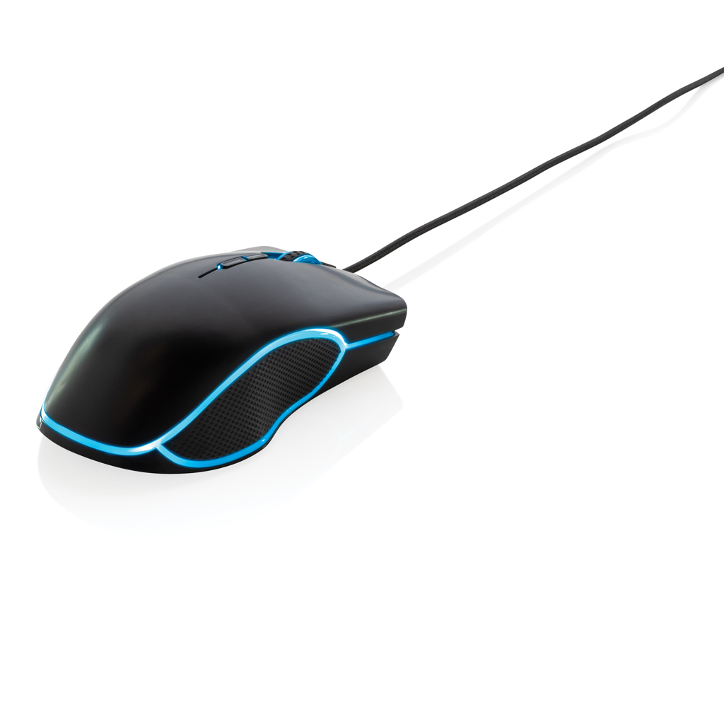 PVC-freie RGB-Gaming-Maus 7200 DPI – schwarz PVC-freie RGB-Gaming-Maus 7200 DPI – schwarz