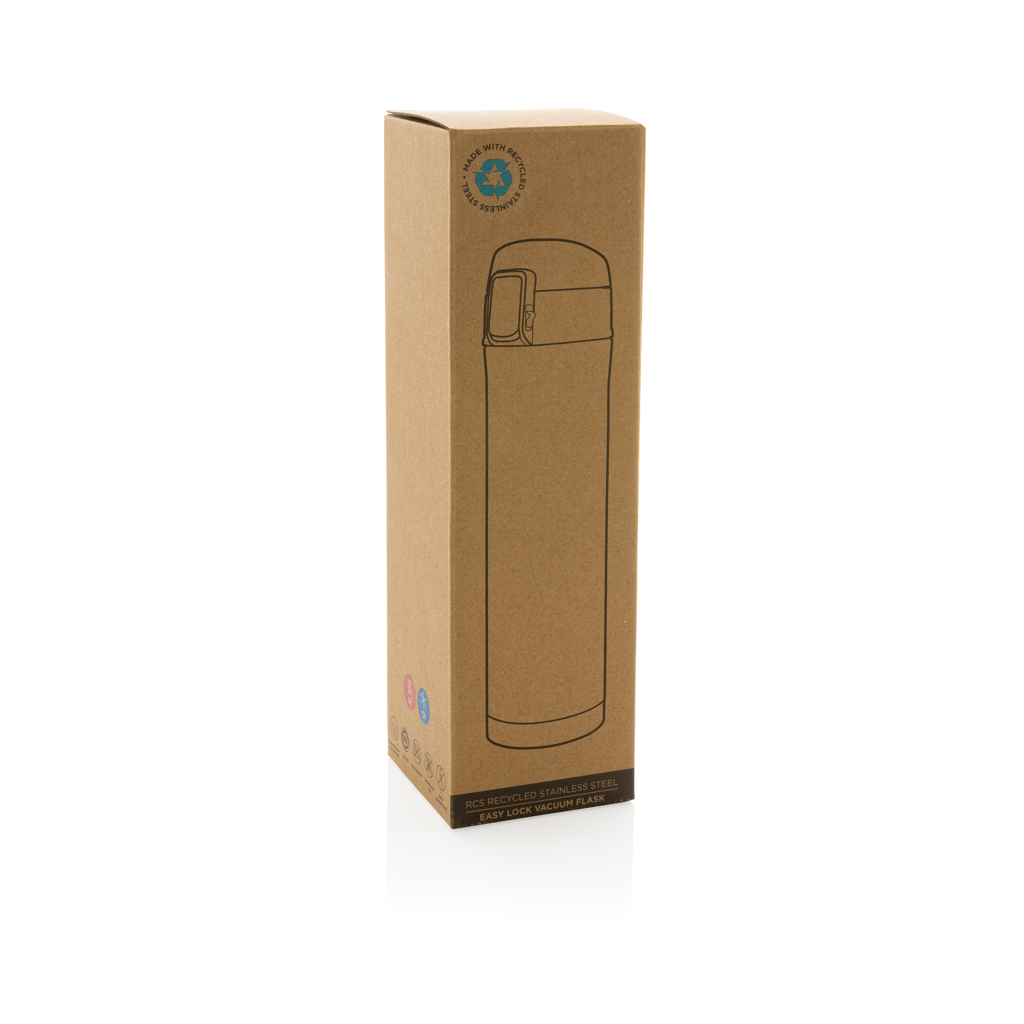 Easy Lock RCS Stahlflasche 450ml – Praktisches Werbegeschenk für Events