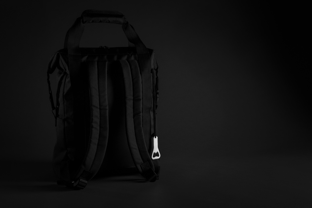 Swiss Peak XXL Kühltasche schwarz, PVC-frei, mit Logo bedruckbar