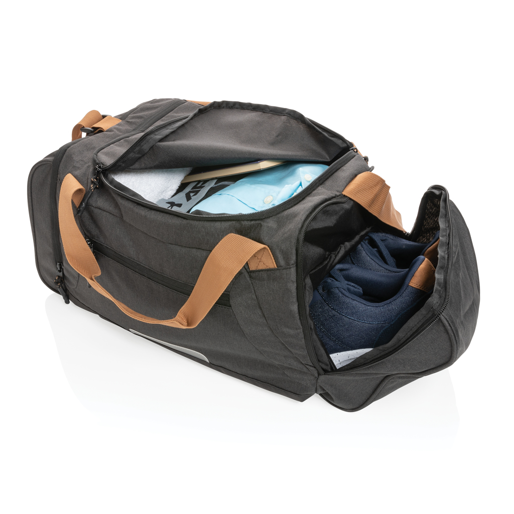 XD Collection Impact AWARE Wochenendtasche aus recyceltem PET-Polyester, bedruckbar