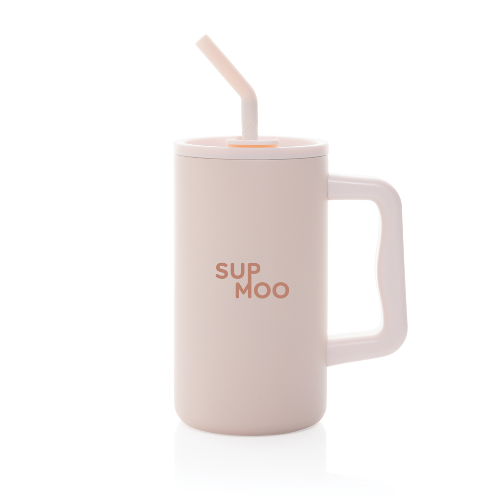 Cube Becher 800ml aus RCS-recyceltem Edelstahl — bedruckbar