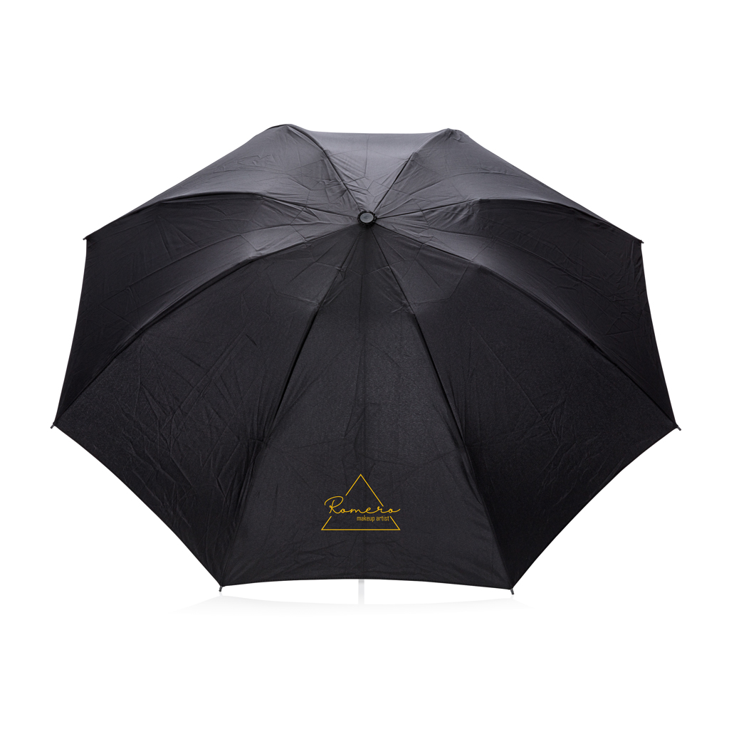 Swiss Peak AWARE 23 Zoll Stockschirm umgekehrt, recyceltes PET, schwarz – mit Logodruck Swiss Peak AWARE 23 Zoll Stockschirm umgekehrt, recyceltes PET, schwarz – mit Logodruck