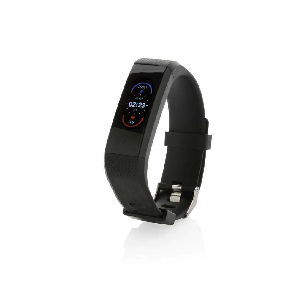XD Collection Sense Fit Tracker aus recyceltem TPU mit Pulsmesser, bedruckbar XD Collection Sense Fit Tracker aus recyceltem TPU mit Pulsmesser, bedruckbar