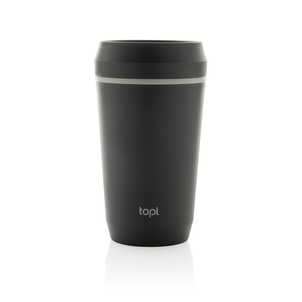 Topl 360°-Becher 354 ml aus recyceltem PP, bedruckbar
