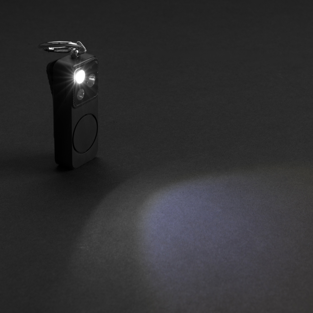 XD Collection GuardBuddy Personenalarm 150 dB mit USB-C-Akku, mit Logo bedruckbar