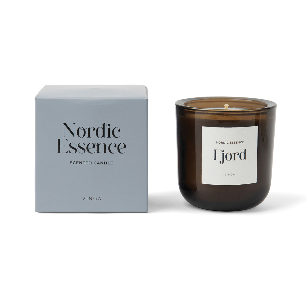 Vinga Nordic Essence Duftkerze groß, 100 % Sojawachs im Glasgefäß Vinga Nordic Essence Duftkerze groß, 100 % Sojawachs im Glasgefäß