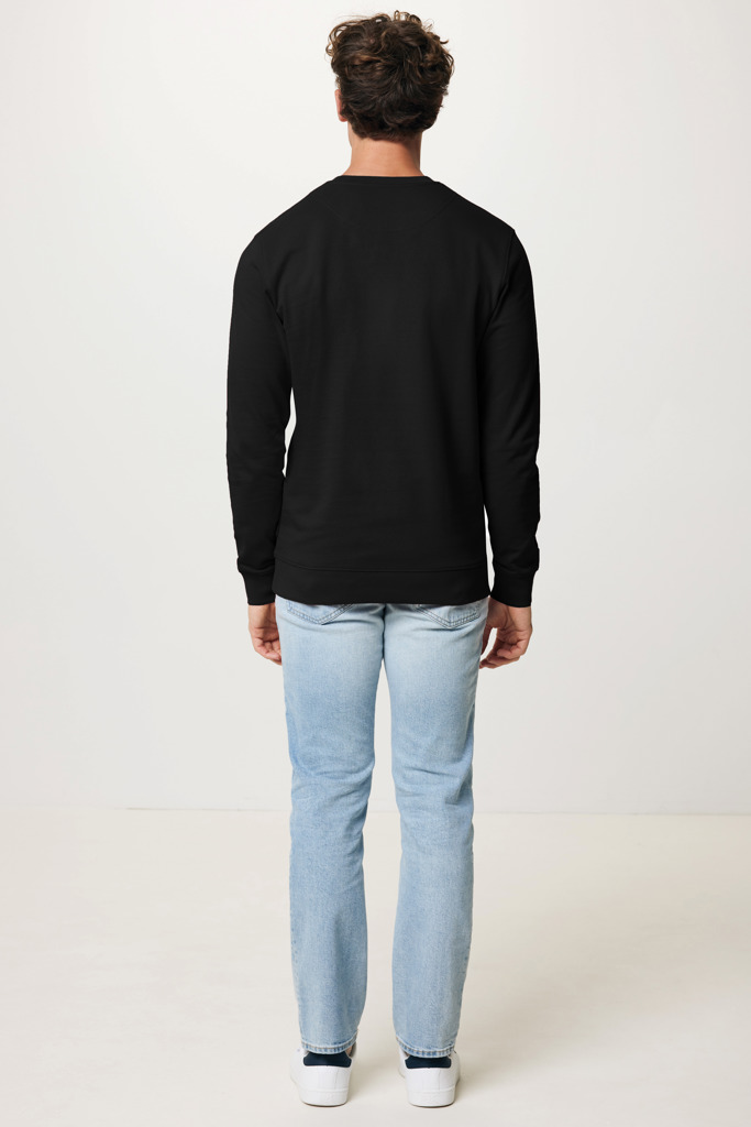 IQONIQ Zion Rundhals-Sweater 340 g/m² · 50 % Recycling- und Bio-Baumwolle