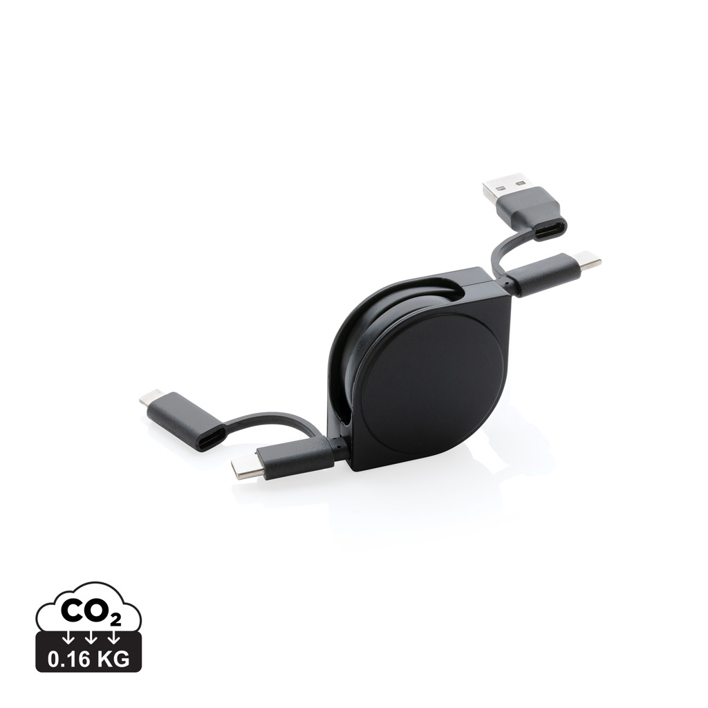 MultiConnect Pro 6-in-1 Kabel aus recyceltem TPE – Flexibles Werbegeschenk mit Logo MultiConnect Pro 6-in-1 Kabel aus recyceltem TPE – Flexibles Werbegeschenk mit Logo