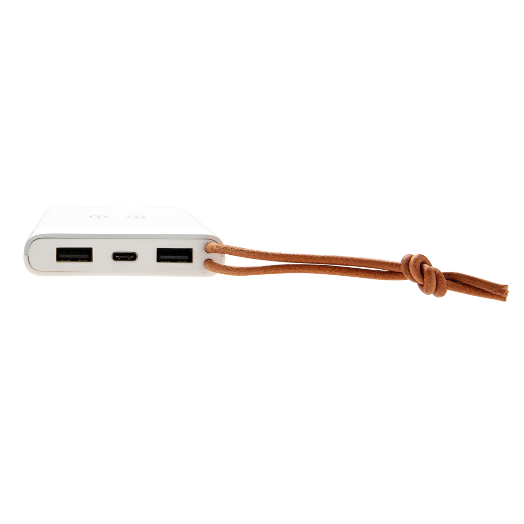 Pro Powerbank 8000 mAh Qi Wireless 5W – weiß Pro Powerbank 8000 mAh Qi Wireless 5W – weiß
