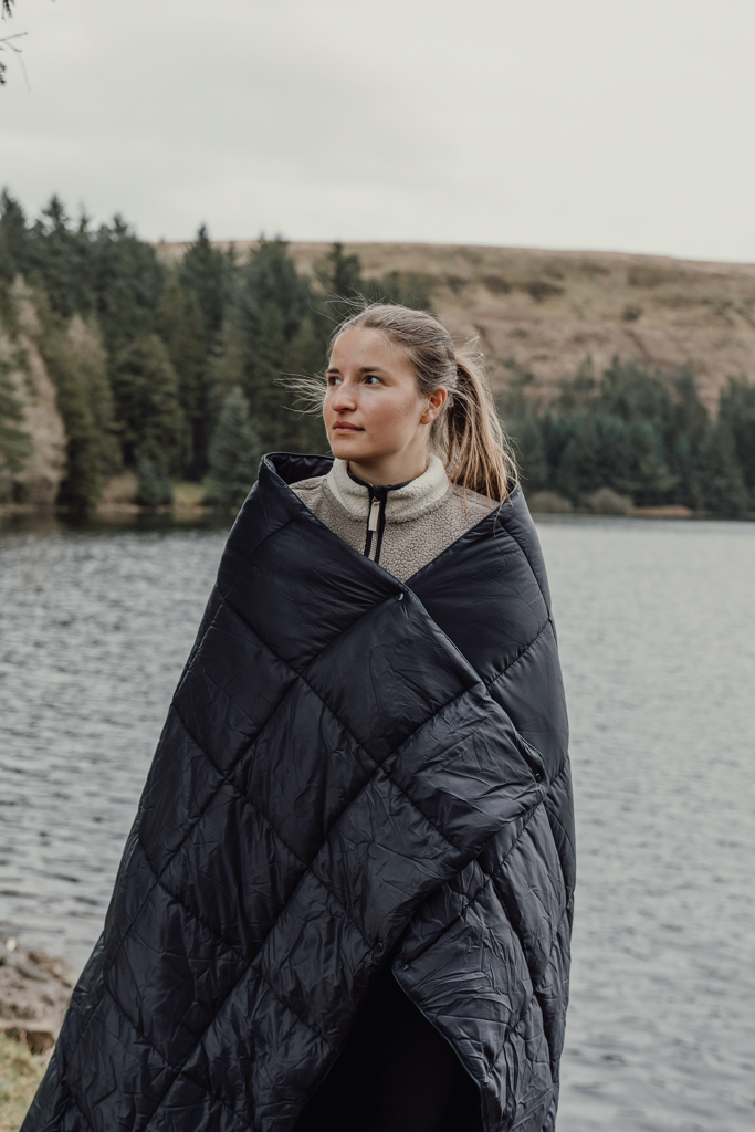 Nordic Drift 3-in-1 GRS Abenteuerdecke aus 97 % Recyclingmaterial – bedruckbar
