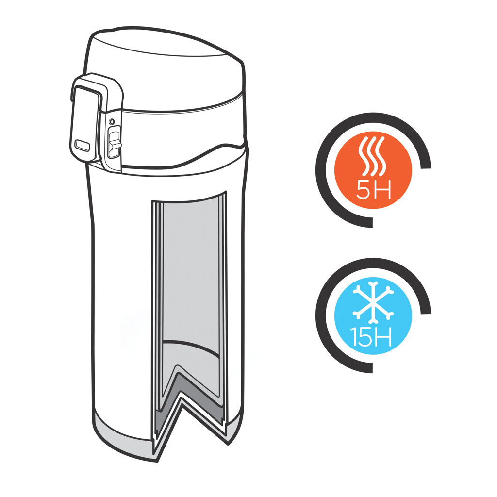 XD Collection Easy-Lock Vakuum-Becher 300 ml aus 71 % RCS-recyceltem Edelstahl XD Collection Easy-Lock Vakuum-Becher 300 ml aus 71 % RCS-recyceltem Edelstahl